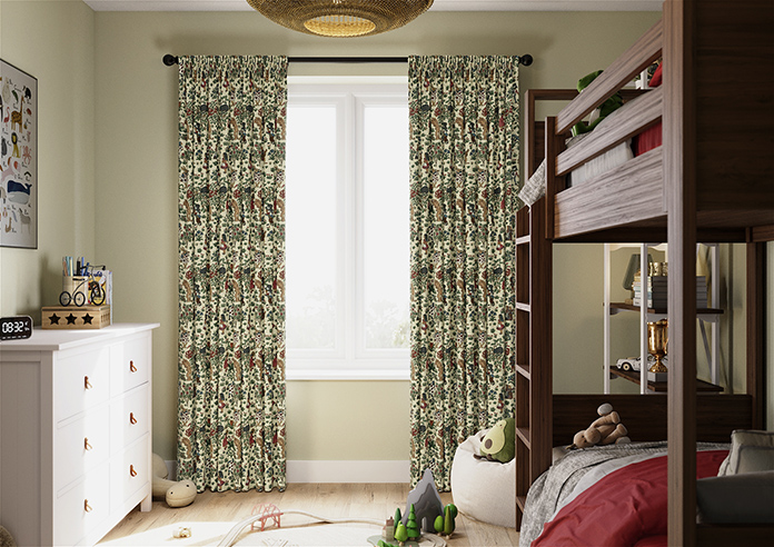 Memory Lane, Alice In Wonderland - Made to Measure Curtains - Image 3